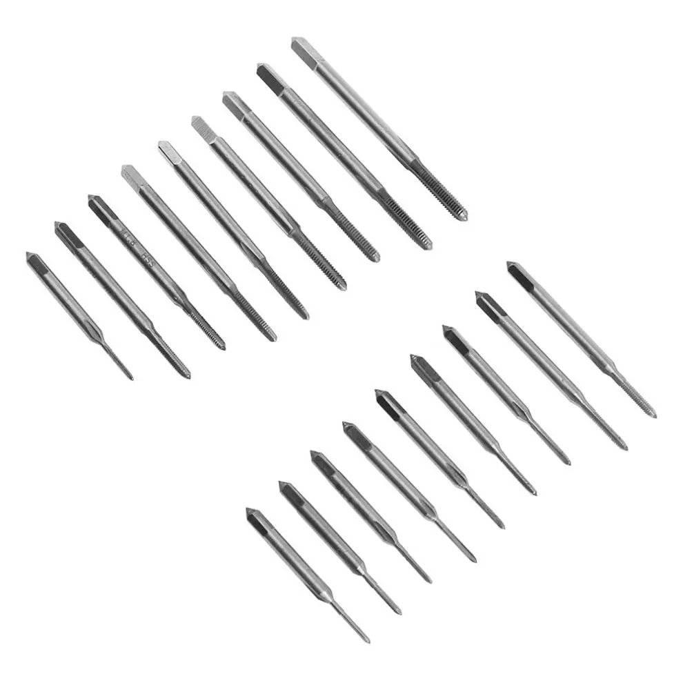 30pcs/lot precise Metric NC Screw Tap & Die External Thread Cutting Tapping Hand Tool Kit with HSS Screw Plugs Taps