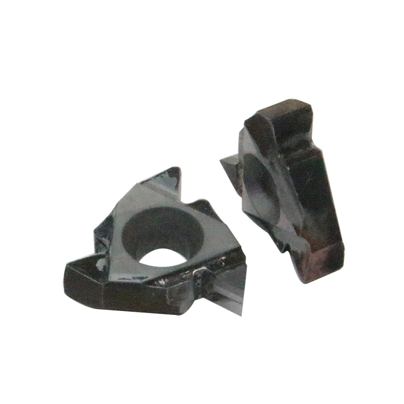 Inserções de rosqueamento de carboneto de tungstênio, 16er ag60 2 peças, inserções de rosqueamento, lâminas insertivas para suporte com rosca para ser