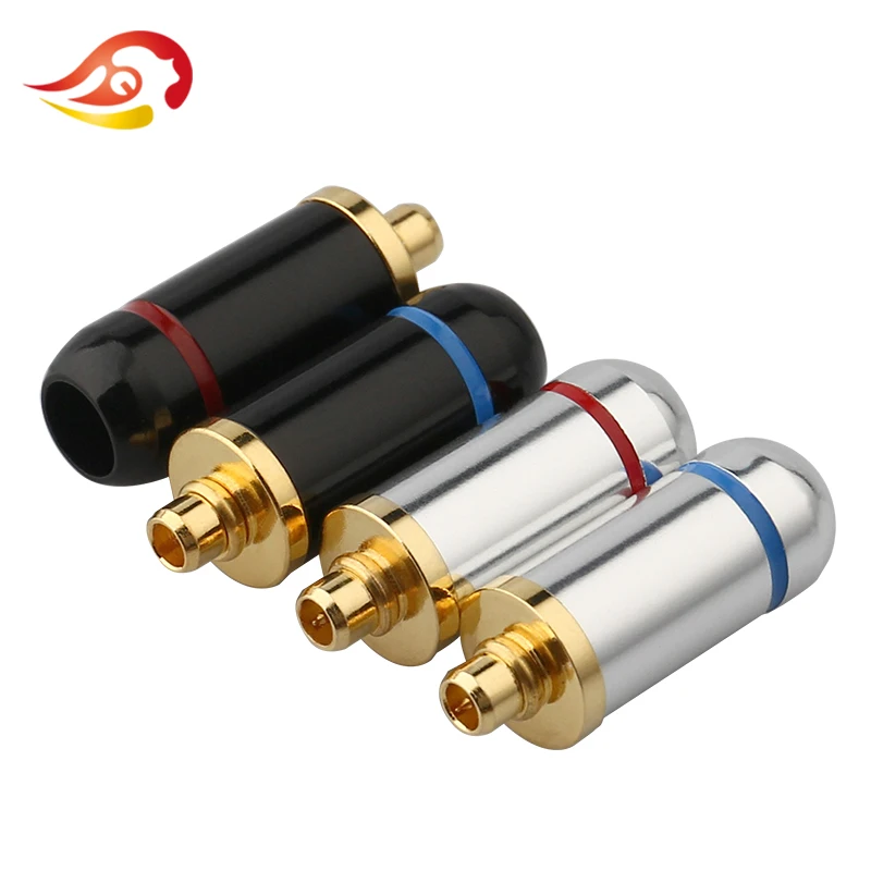 QYFANG 1 Pair Earphone Adapter DIY Pin Line Cable Solder Wire Connector Plug Audio Jack For MMCX UE900 SE535 SE215 W10 W20 W30