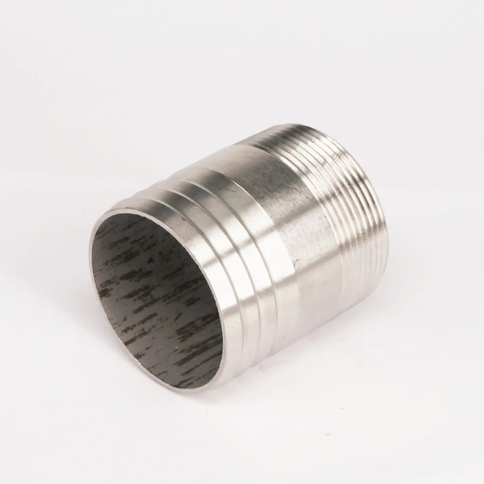 

2" BSPT Male x Fit 2.25" I/D Hose Barb 304 Stainless Pipe Fitting Hosetail Connector Water Gas Oil