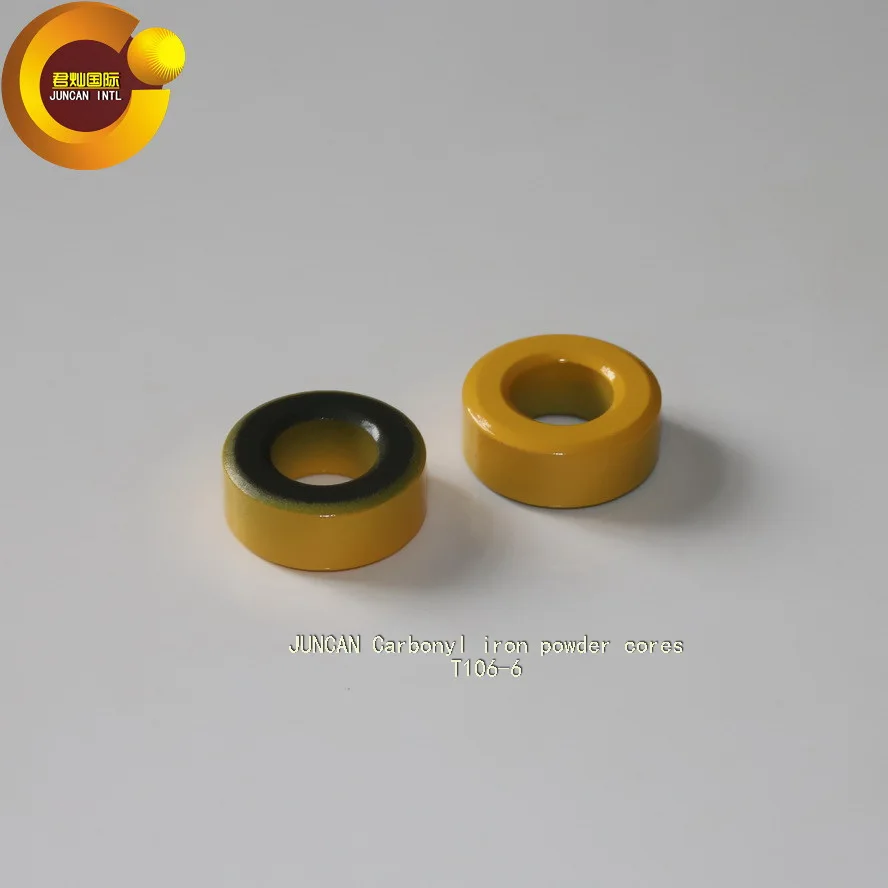 

T106-6 High Frequency rf carbonyl Iron Powder Cores Magnetic Cores OD27*ID14*HT:11.5