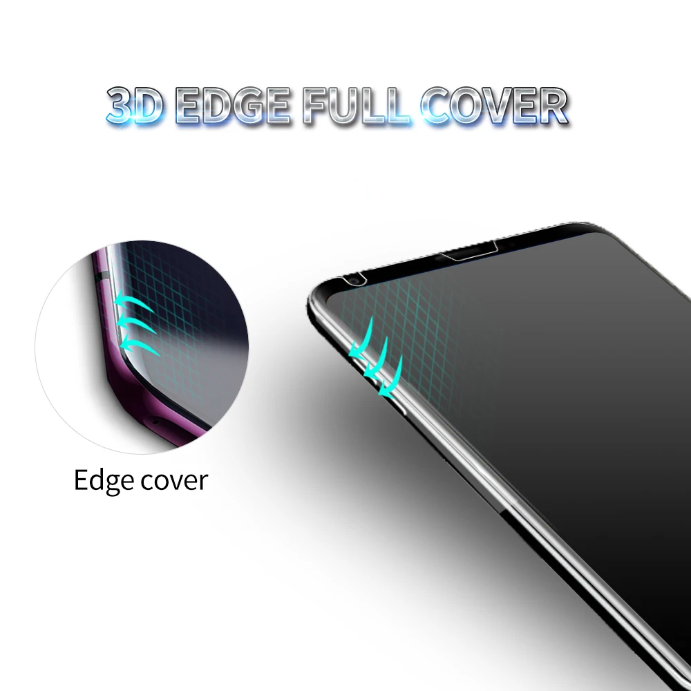 Lg v30 plus用強化ガラスフィルム,3dフルスクリーンカバレッジ,液体uvライト,3dガラス保護フィルム