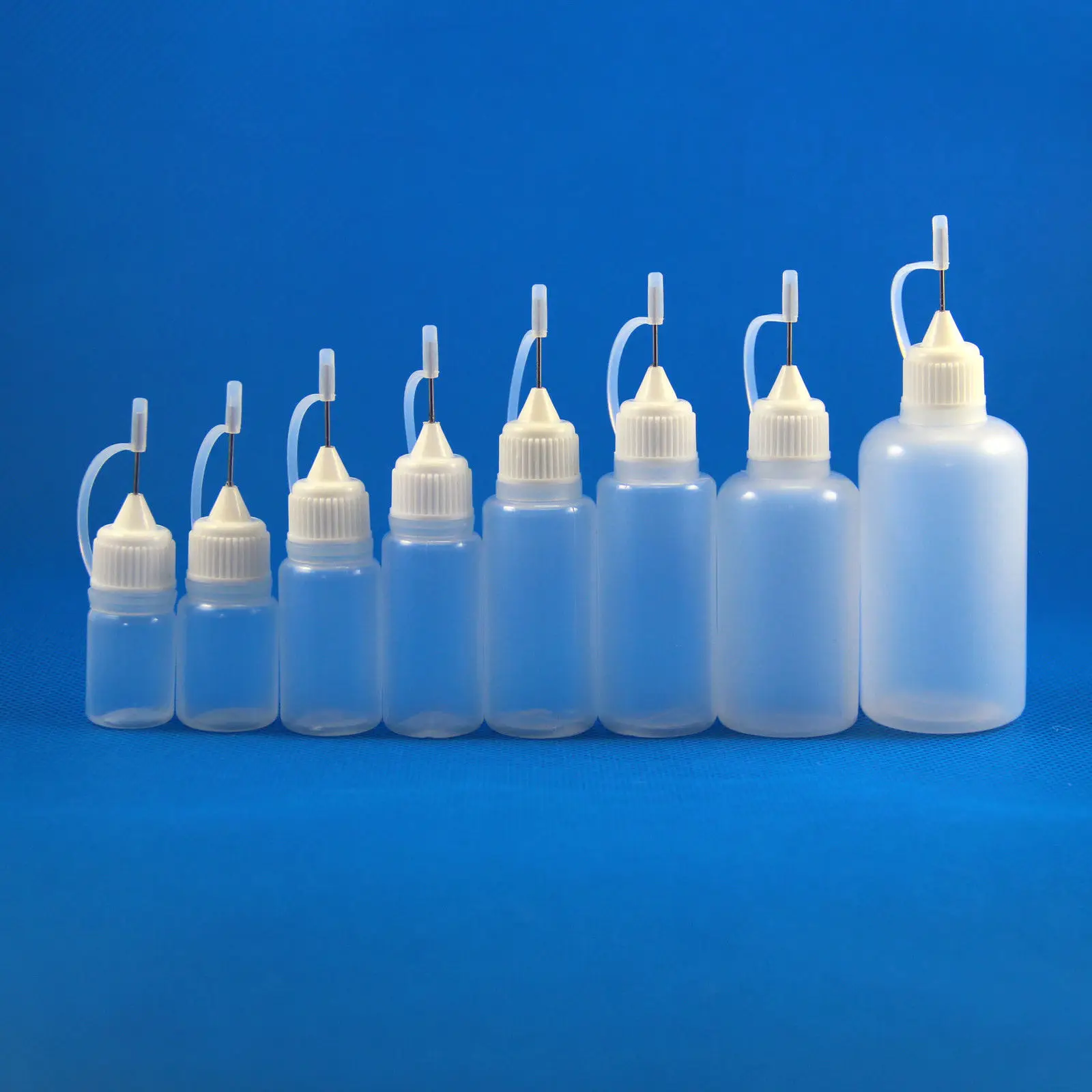 10 Leere Klebeflaschen 60 Ml Mit Nadelspitzen – Inkl. 2 Mini-Trichtern, Für Präzises Auftragen Von Kleber, Farbe & Öl