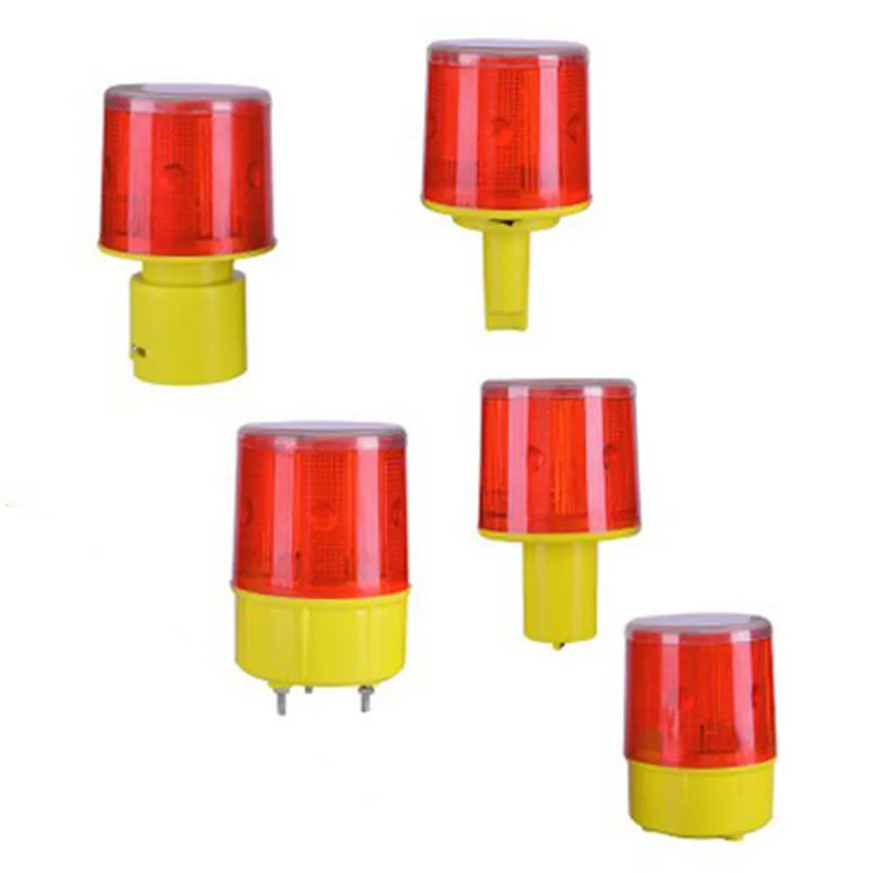 Solar Powered Traffic Warning Light Safety Signal Cone Beacon Alarm Lamp Tower Hanging Light Outdoor Solar Lamp