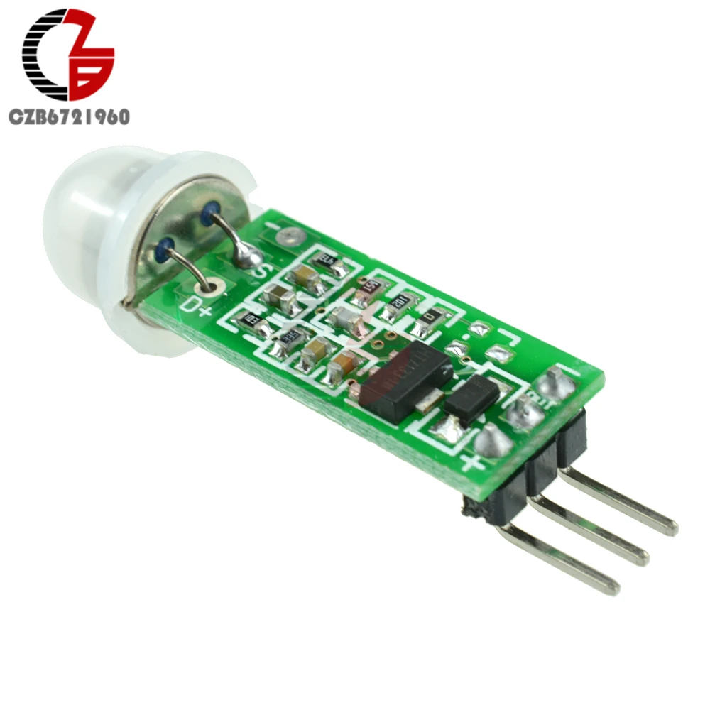 5V 12V Mini Infrared PIR Motion Sensor Switch Module IR Human Induction Detector Detection Light Sensor Switch Board for Arduino