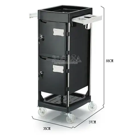 New style hair salon tool cart hair cart bar car with door lock to improve management.