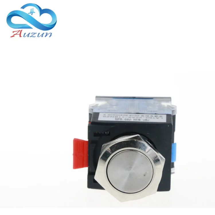 22 mm metal push button switch self-lock type 10 a large current normally open normally closed high-power waterproof rust