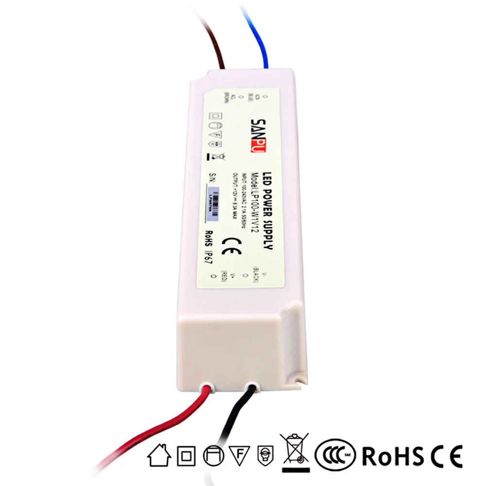 Imagem -03 - Bsod Levou Motorista Fonte de Alimentação à Prova d Água Input Output Ac100240v Dc12v Tensão 24 v Transformador de Luz 20 w 35 w 60 w 75 w 100 w