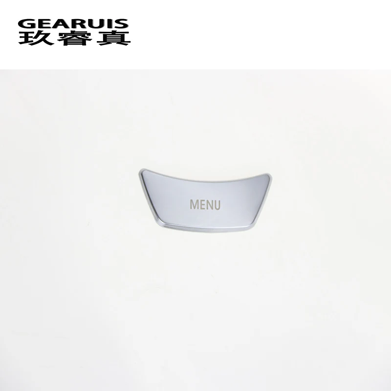 Car styling Interior multimedia control MENU button Trim Sticker cover for BMW e60 E90 3 5 series X5 X6 E70 E71 auto Accessories