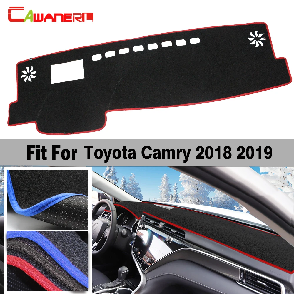 

Car Avoid Light Pad Dashboard Mat Desk Carpet Instrument Platform Cover Anti Slip Accessories For Toyota Camry 2018 2019