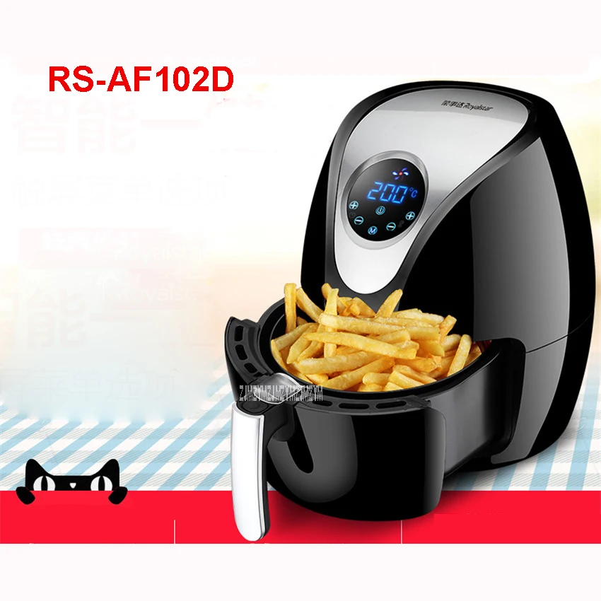 

RS-AF102D Household Smokeless Air Electric Fryer 2.6L Large Capacity Without Oil Electric Deep Fryer French Fries Machine 1270W