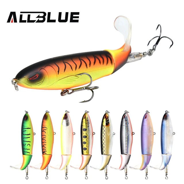 Jap Popper|allblue Whopper Popper Topwater Lure - 9cm-13cm, 2 Treble Hooks,  3d Eyes