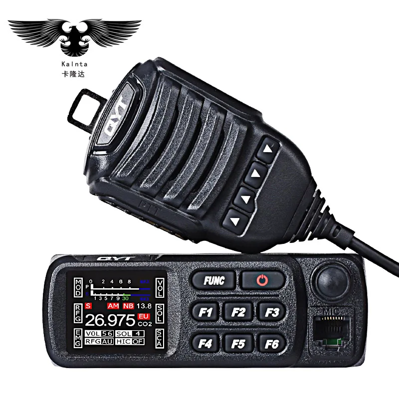 QYT CB-27 HF Two-way walkie-talkie car radios cb radio set 27 MHZ mini walkie talkie ham station intercom 2 way  12V - 24V