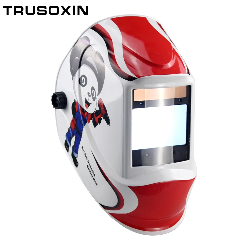 Smart Large Window 4 Arc Sensor DIN5-DIN13 Solar Auto Darkening TIG MIG MMA True color Welding Mask/Welder Cap/Lens/Face Mask