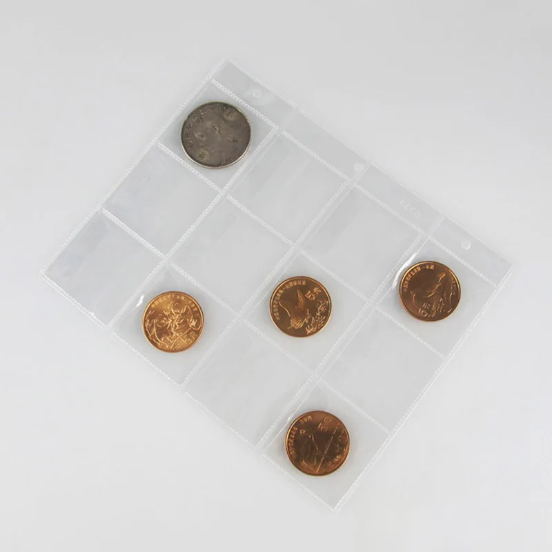 3 Hole - PCCB-MINGT MICRO.V0.5  leather empty coin album Commemorative Coin Collection album