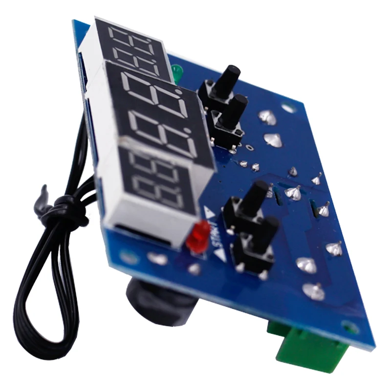 W1401 DC12V  Intelligent digital led display thermostat temperature controller With  waterproof  Probe  sensor