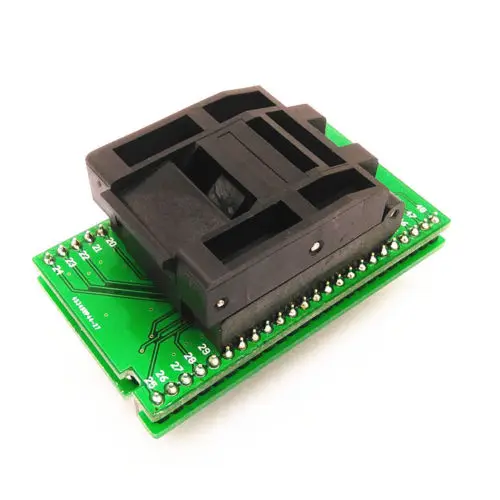 1PCS TQFP48 QFP48 To DIP48 IC โปรแกรมเมอร์อะแดปเตอร์ Clamshell ซ็อกเก็ตทดสอบ
