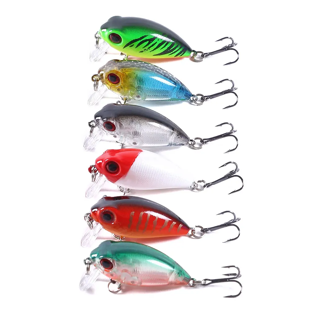 HENGJIA 1pcs Mini Crankbait Topwater Fishing Lure 40mm 3.5g Artificial  Hard Wobblers Bait Artificial Trout Pike Carp Fishing