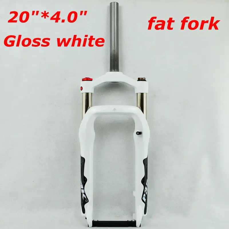 Grasso Forcella 20*4.0 Pollici Fat Bike Forks Snowtruck E di Sabbia Olio Aria Gas di Bloccaggio Sospensione Forks per 4.0 