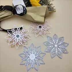 2 개 꽃 금속 절단 다이 새로운 2019 스텐실 DIY 스크랩북 종이 공예 칼 금형 블레이드 펀치 스텐실 다이