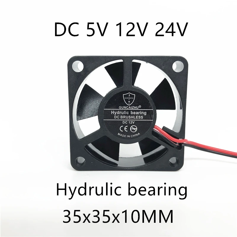 

20pcs New 3510 35MM Hydrulic bearing 3D Printer Fan 35x35x10MM 3.5cm fan Cooling fan DC 5V 12V 24V with 2pin