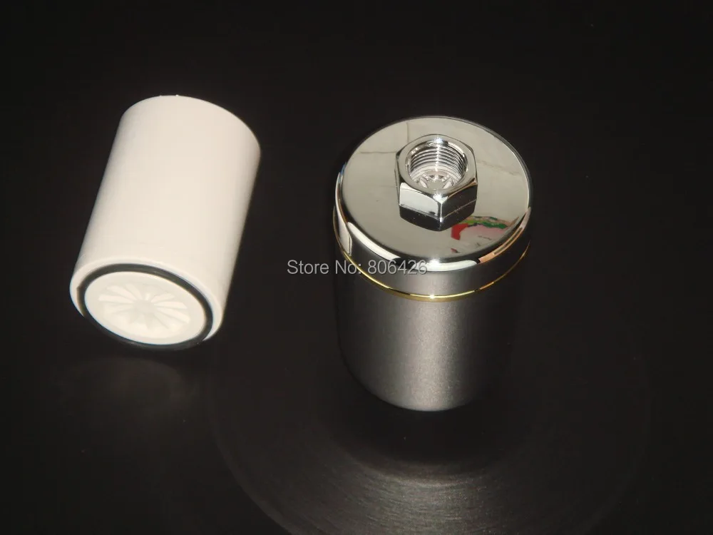 염소 없는 샤워 필터/스파 샤워 청정기 교체용 KDF 및 탄소/황산칼슘, 화학 및 중금속을 닦아 내기 위해