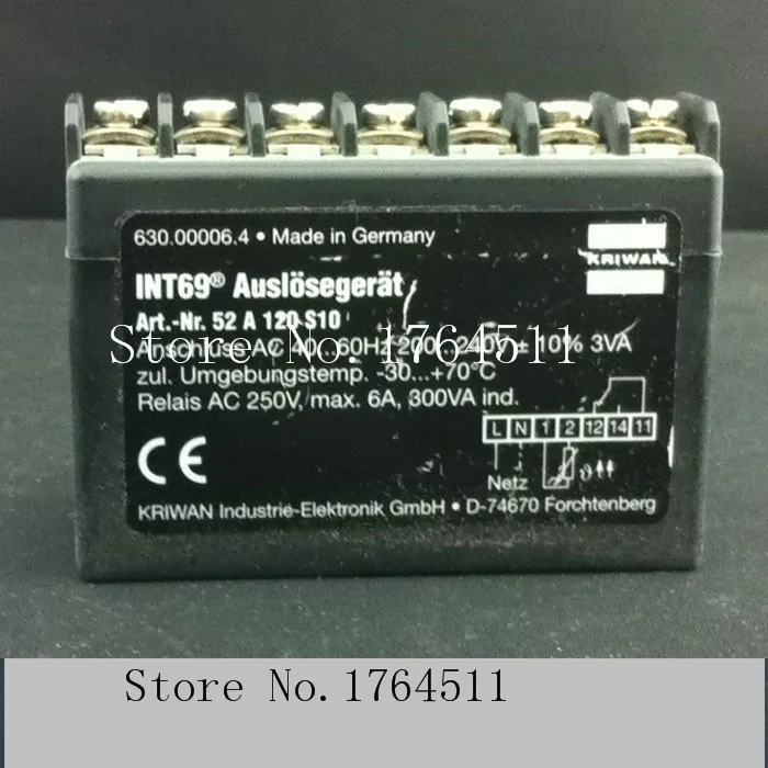 

New original 13A 31A 41A 52A 32A 120S10 German KRIWAN INT69 Y, V compressor motor protection module