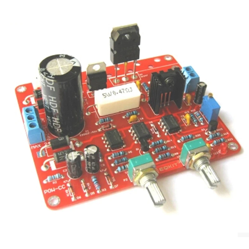 Power Supply DIY Kit AC-DC Adjustable DC Regulated Power Supply CVCC AC 15-24V to DC 0-30V 2mA-3A Regulated Power Supply Kit