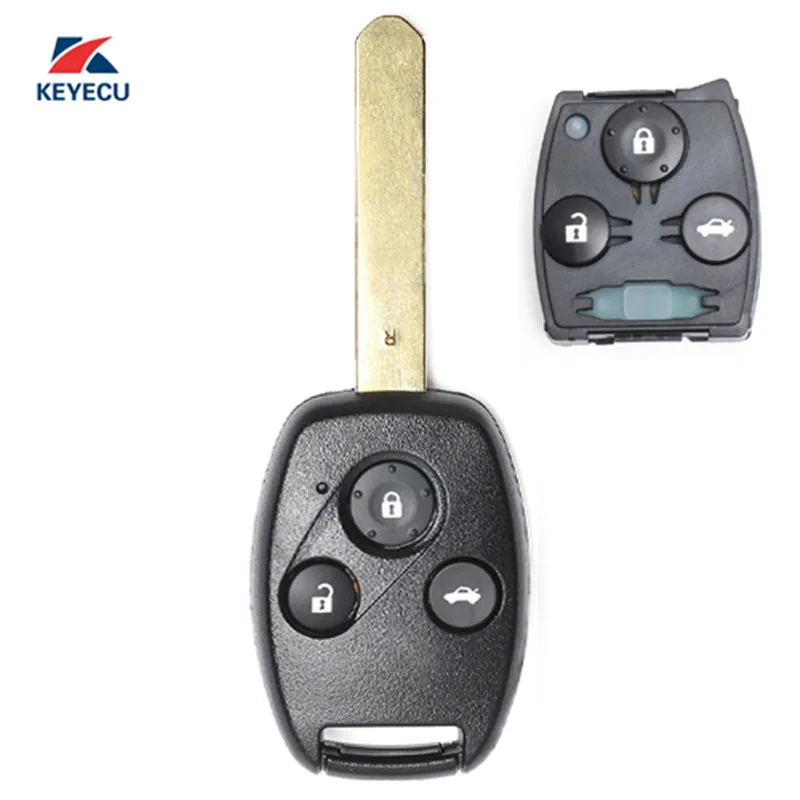 

KEYECU Replacement Remote Key Fob 3 Button 433MHz ID46 for Euro Honda Accord CR-V 2008-2012