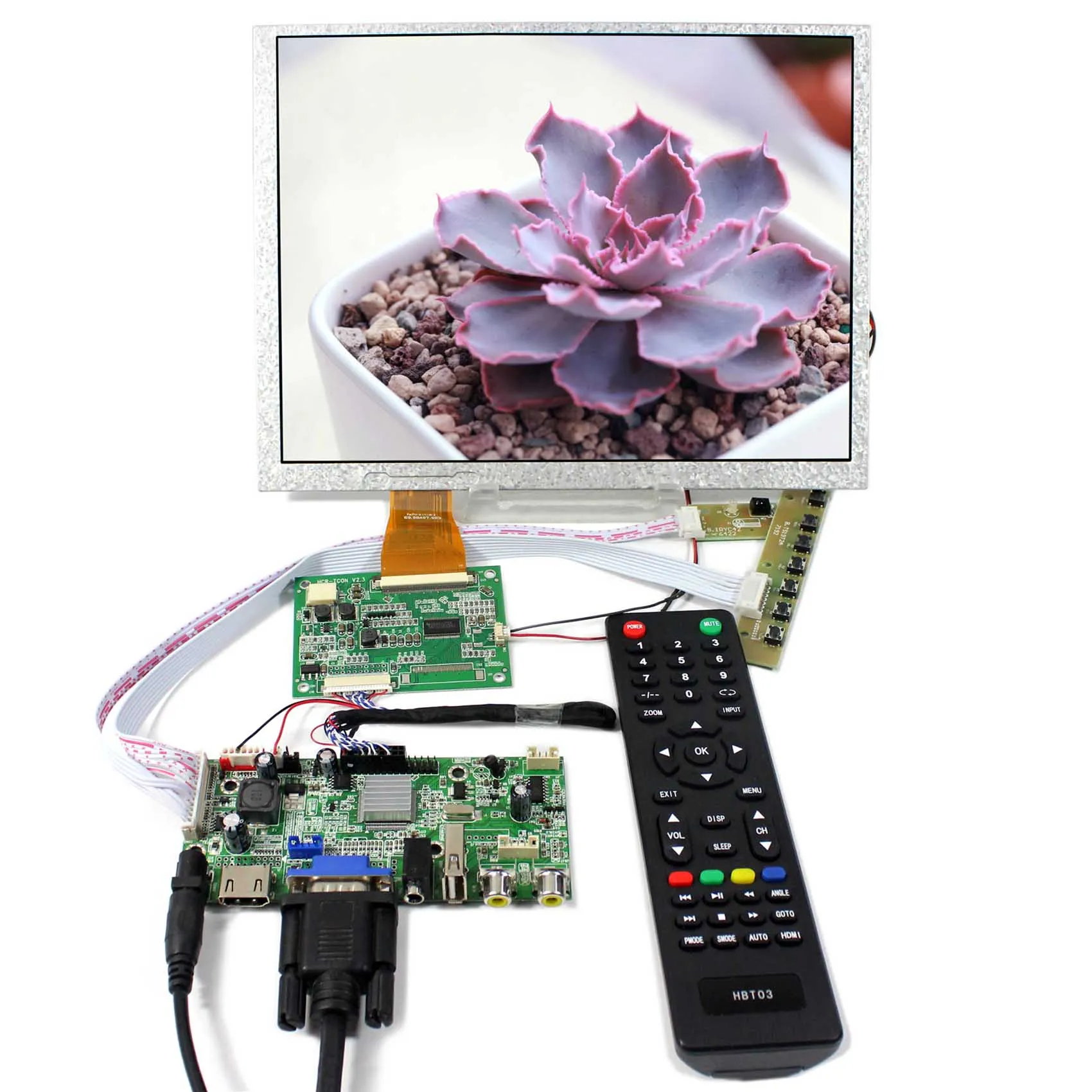 

H DMI+VGA+AV+Audio+USB LCD Controller board With 10.4inch 800X600 A104SN03-V1 LCD Screen