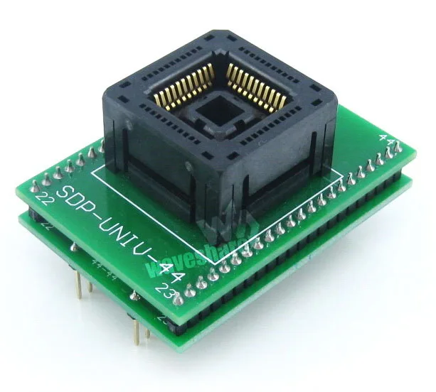 PLCC44 TO DIP44 Programmer Adapter Yamaichi IC Programmer Adapter for PLCC44 package with socket IC120-0444-306 1.27mm Pitch