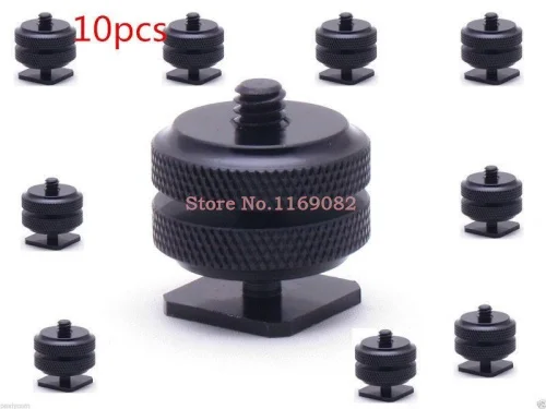 10 pcs x Pro1/4 "-20 Tripod Mount Screw ke Flash Kamera Hot Adapter Sepatu Dingin