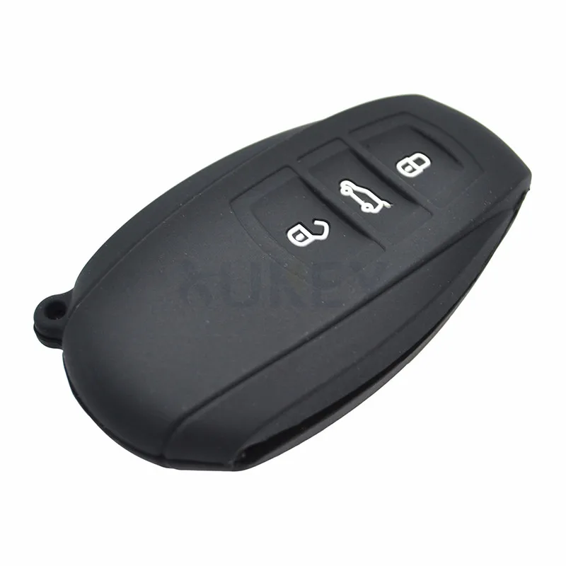 AX 3 Button For VW Touareg Silicone Remote Key Case Fob Shell Cover Skin Holder 2010 - 2018