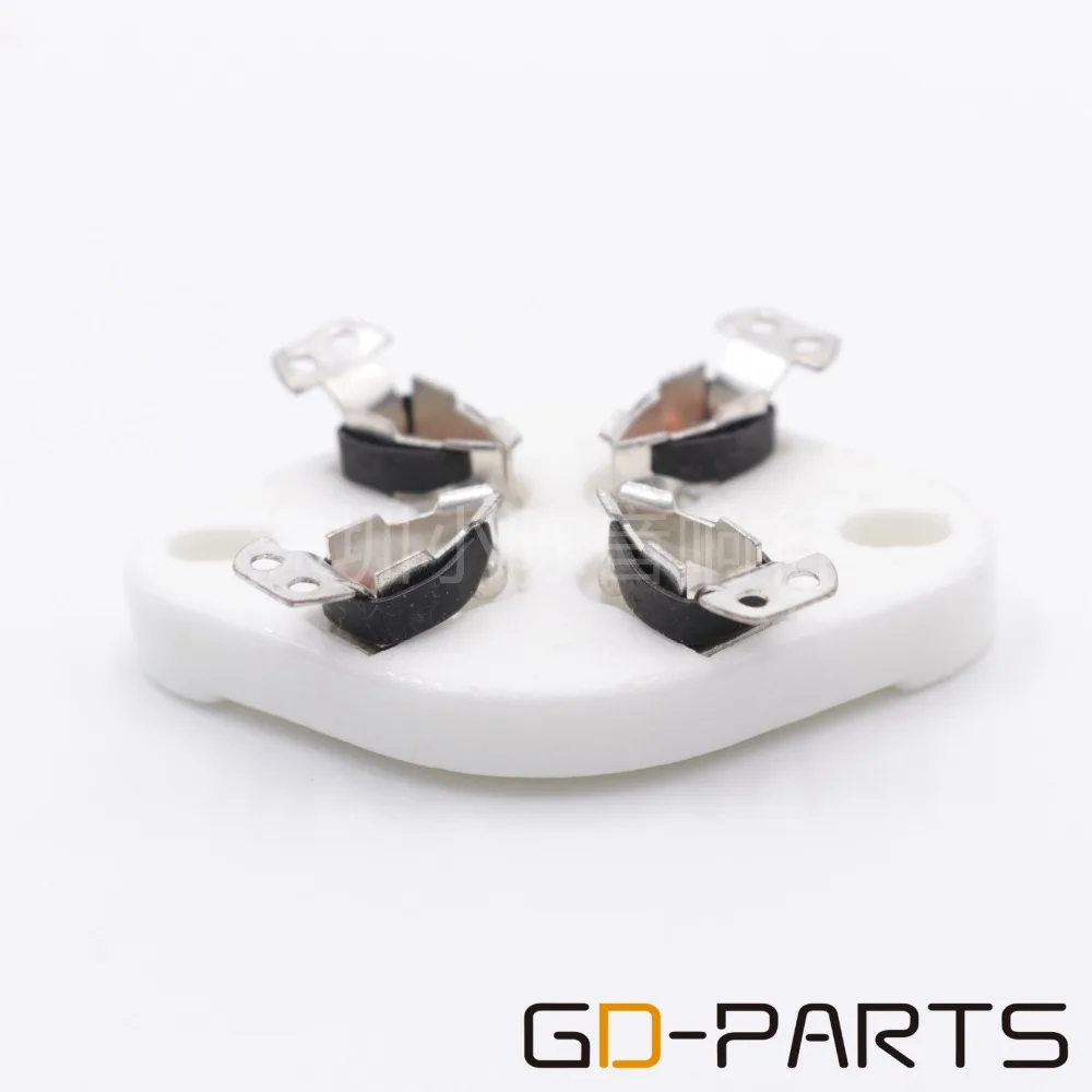 4pin Ống Gốm Ổ Cắm Cho 300B 811 45 71A 5Z3 572B 2A3 5U4G Bảng Khung Xe Gắn Âm Thanh Hifi Vintage Ống bộ Khuếch Đại DIY 1PC