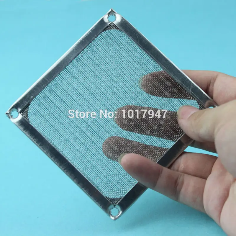 10PCS LOT 90mm Computer Anodized Aluminum Case Fan Filter Guard Grill Anti-dust