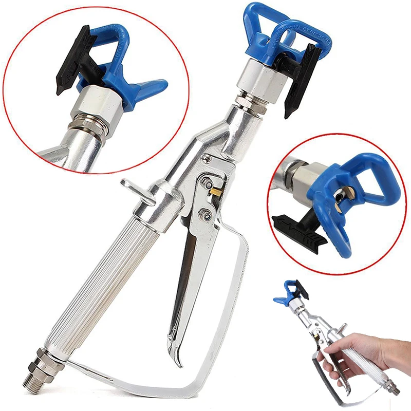 

3600PSI Airless Inline Paint Swivel Spray Gun with 517 Tip New Hand tools