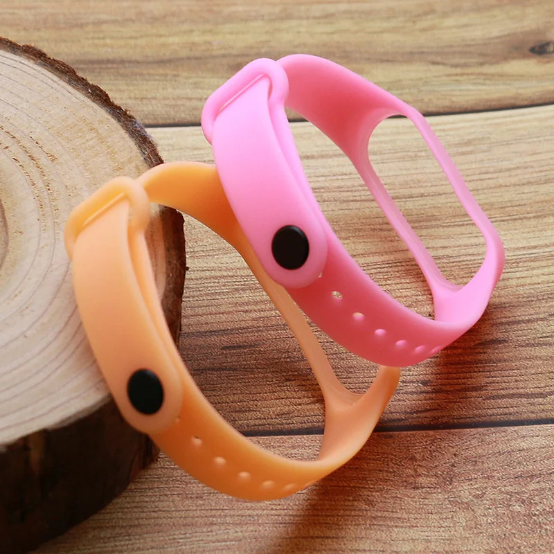 Yeni aydınlık silikon Mi band 3 kayış pulsera ayarlanabilir renkli bilek kayışı değiştirme için xiaomi mi 3 akıllı bilezikler band