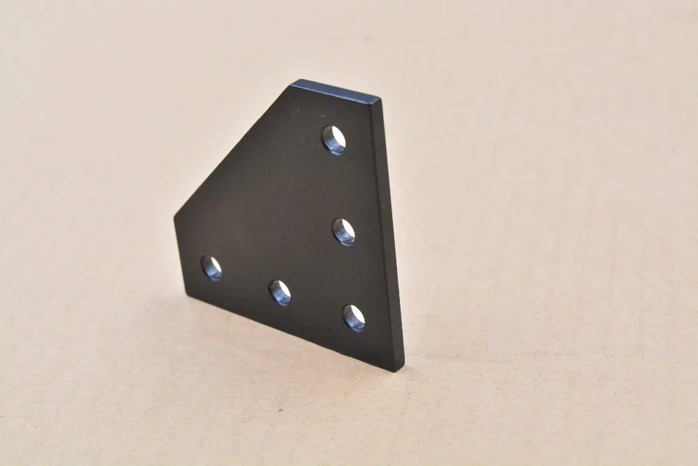 1PCS 5 holes 90 degree joint board plate corner angle bracket connection joint strip for 2020 aluminum profile