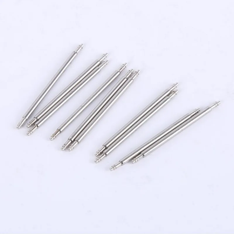 1.5mm 10pcs 10-25mm de Ressort de Bande de Montre Barres Sangle Lien Broches Réparation Outils Horlogers 14MM 16mm 18mm 20mm 22mm 24mm