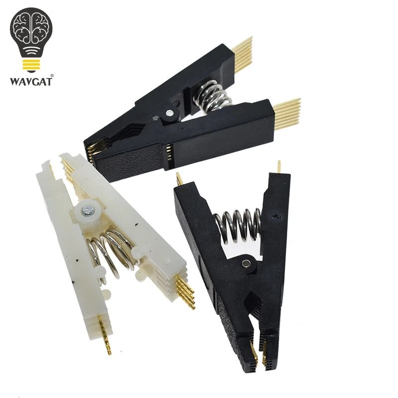 WAVGAT Programmer Testing Clip SOP8 SOP16 SOP SOIC 8 16 SOIC8 SOIC16 DIP8 DIP 8 Pin IC Test Clamp