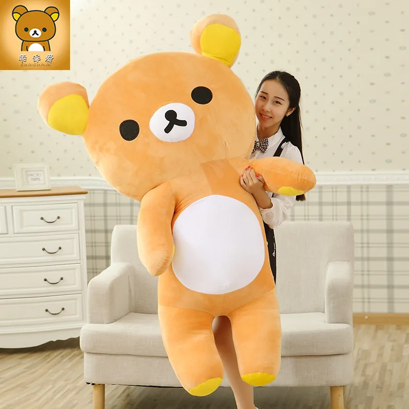 largest size 140cm relax bear plush toy  brown  teddy bear soft hug toy  toy pillow  ,Christmas gift x216