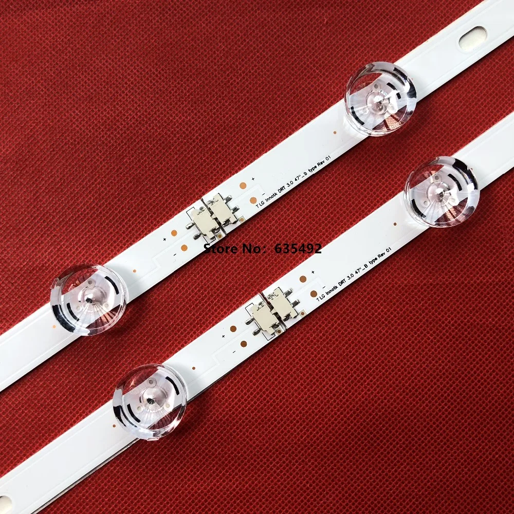 Bande de rétroéclairage LED, DRT 3.0, 47 "-A/B, 6916L-1779A, 6916L-1780A, 47LB5690, 47LB5700, 47LB5800, 47LB5820, 47LB6200, 47LB6300, 47Circexecute H, 5 jeux