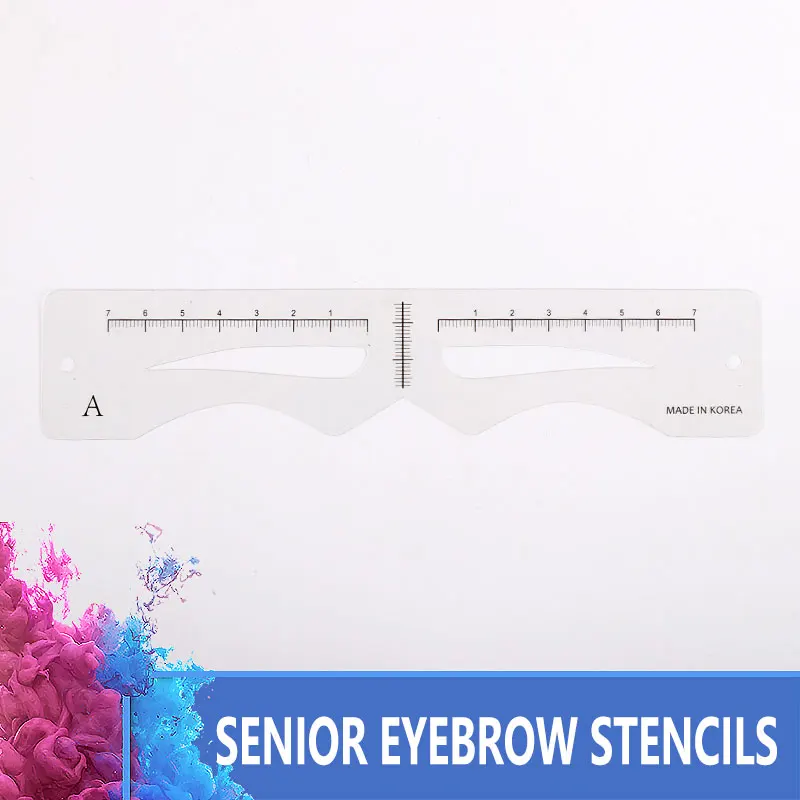 Senior different eyebrow stencil models eyebrow shaping makeup styles eyebrow templates 12 pairs with scal