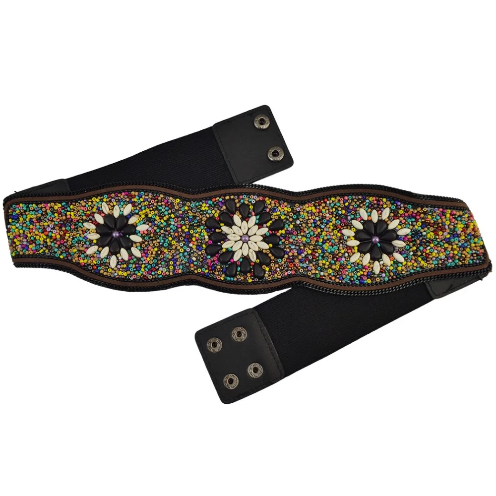 Boho Ethnic Vintage Belly Waist Chain Dress Girdle For Women Color Beads Stone Leather Belts Turkish Indian Tibetan Body Jewelry