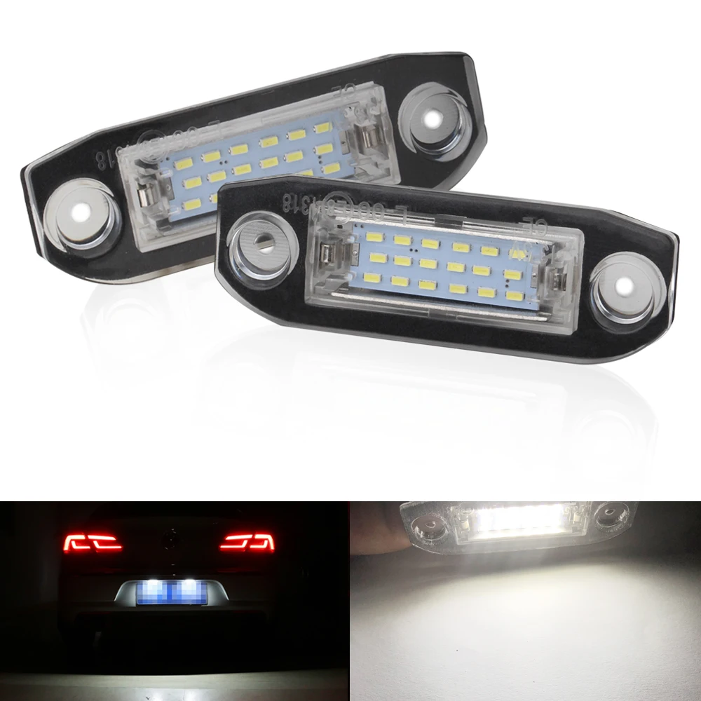 2Pcs 18LED License …