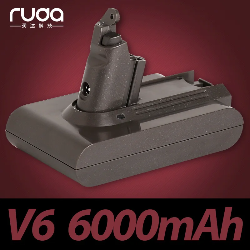 Para dyson dys 21.6v 6000mah/6.0ah v6 li-ion elétrica ferramentas bateria de lítio dc59 dc62, dc72 965874-02 dc74