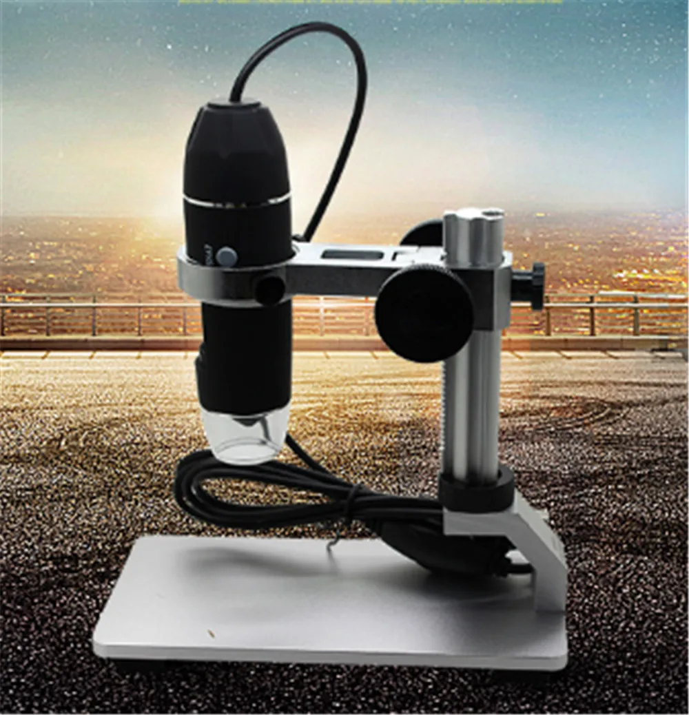 Metal Stand Holder 2MP USB 1000X Microscope Handheld Endoscope