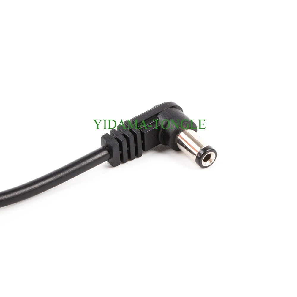 Angled USB to 5.5/2.1mm Barrel Power 5V 5.5 X 2.1 mm Mini DC Jack Plug Cable