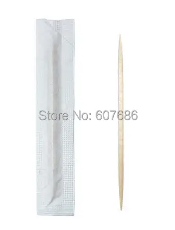 

7000 Pieces Natural Wood Toothpicks Individually Wrapped Toothpick Double Point Wooden Tooth Picks Disposable Fast Free Shipping