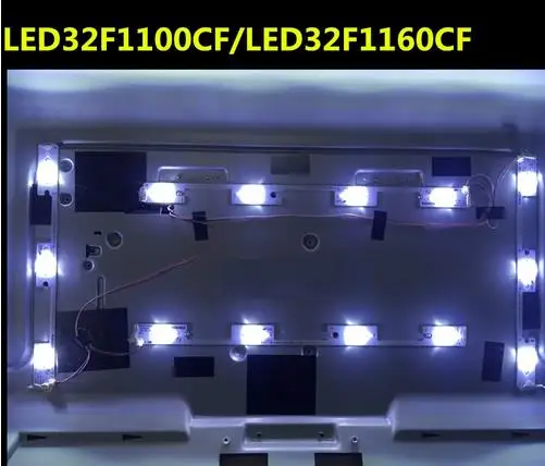 original 16 PCS(8X4 LEDS+8X3 LEDs) LED backlight bar for KONKA LED32F1100CF 35019911 35019908